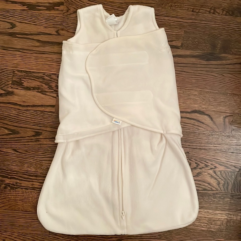 Fleece Halo Sleep Sack Swaddle - small